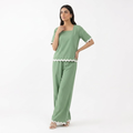 Sahara Pista Green Co-ord Set - Front View