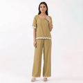 Sahara Camel Co-ord Set - Front View