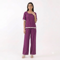 Sahara Mulberry Co-ord Set - Front View